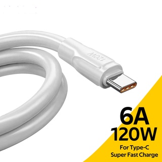 Image of 6A 120W USB Tipo C Cable Súper Rápido Para Huawei Xiaomi 11 OPPO Vivo Carga Rápida-De Datos