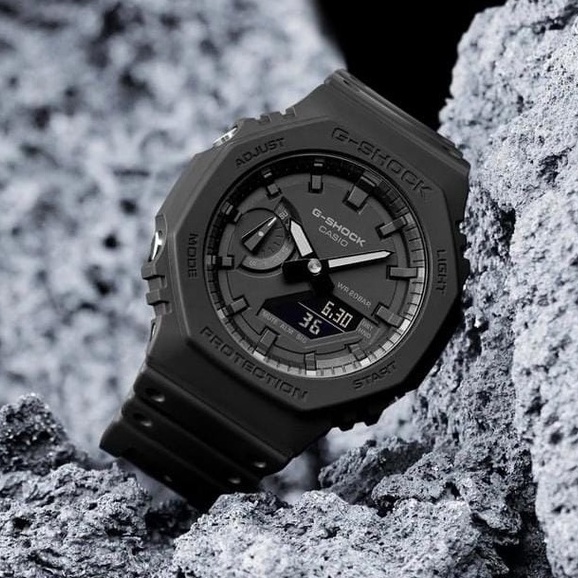 !!! G-shock CASIO GA 2100 resistente al agua SUPER / reloj de hombre ANTI agua / reloj completo negro verde #6