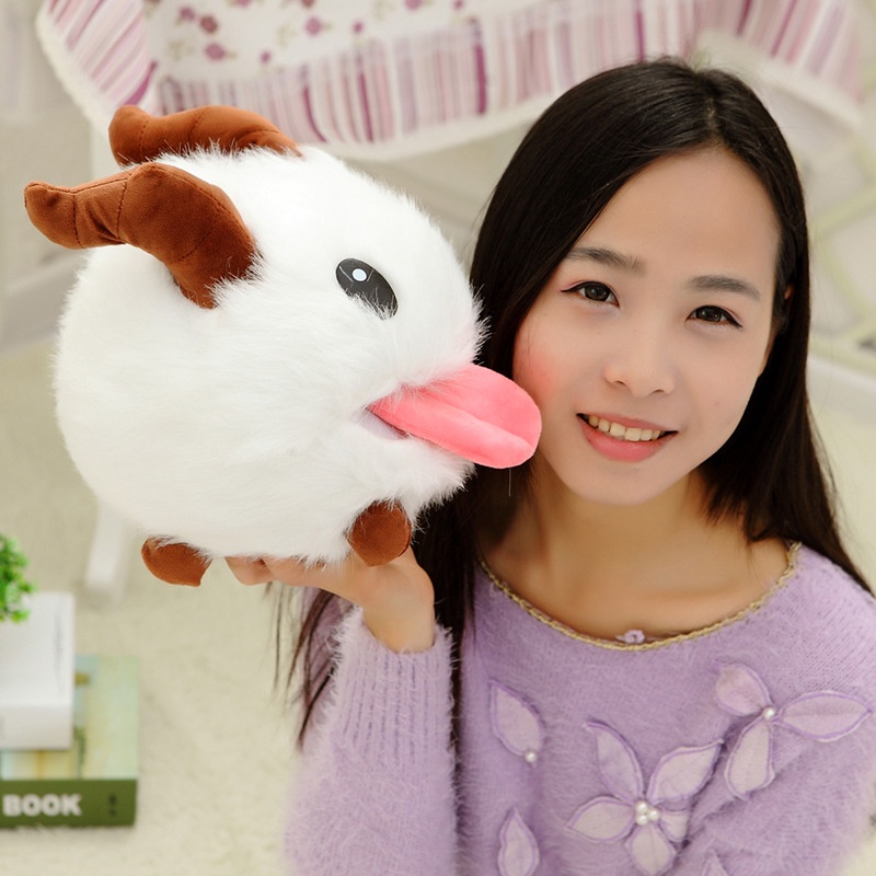 2022 Nuevo Estilo Listo Stock Juguetes De Peluche League Of Legends Ice Snow Festival Creative LOL Muñeca Lindo PORO CXM0 #2