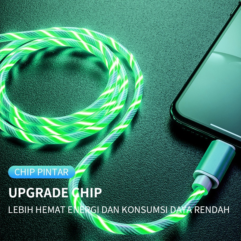 Cable de datos 2 en 1 y tiras de luces, Cable de datos tipo C, carga rápida Micro USB / Cable de datos para Iphone Lightning Cable para Iphone 5 6 7 8 XS XR 11 12 Pro / Samsung / xiaomi / OPPO / Realme /