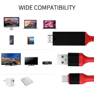 Image of thu nhỏ Cable USB tipo C a HDMI 6.6ft adaptador convertidor Cable de carga USB Ultra HD 4k HDTV Video para Samsung S10 S9 S8 Note 8 9 LG #3
