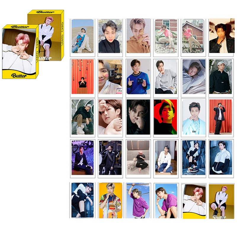 tarjeta de lomo y autógrafo para regalos del ejército de 5,7 x 8,9 cm Juego de 30 tarjetas de felicitación KPOP BTS Bangtan Boys J-HOPE SUGA JIM LOVE YOURSELF Álbum de fotos póster 