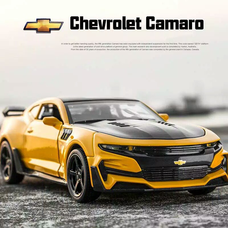 1:32 Chevrolet Camaro Bumblebee scala Diecast modelo de coche en miniatura  | Shopee Colombia