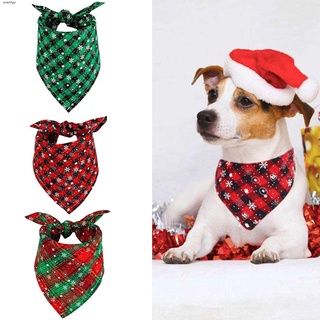 Image of Pañuelos De Navidad Para Perros Uniformes Lavables Para Copos De Nieve Accesorios De Disfraces Bufanda Para Mascotas