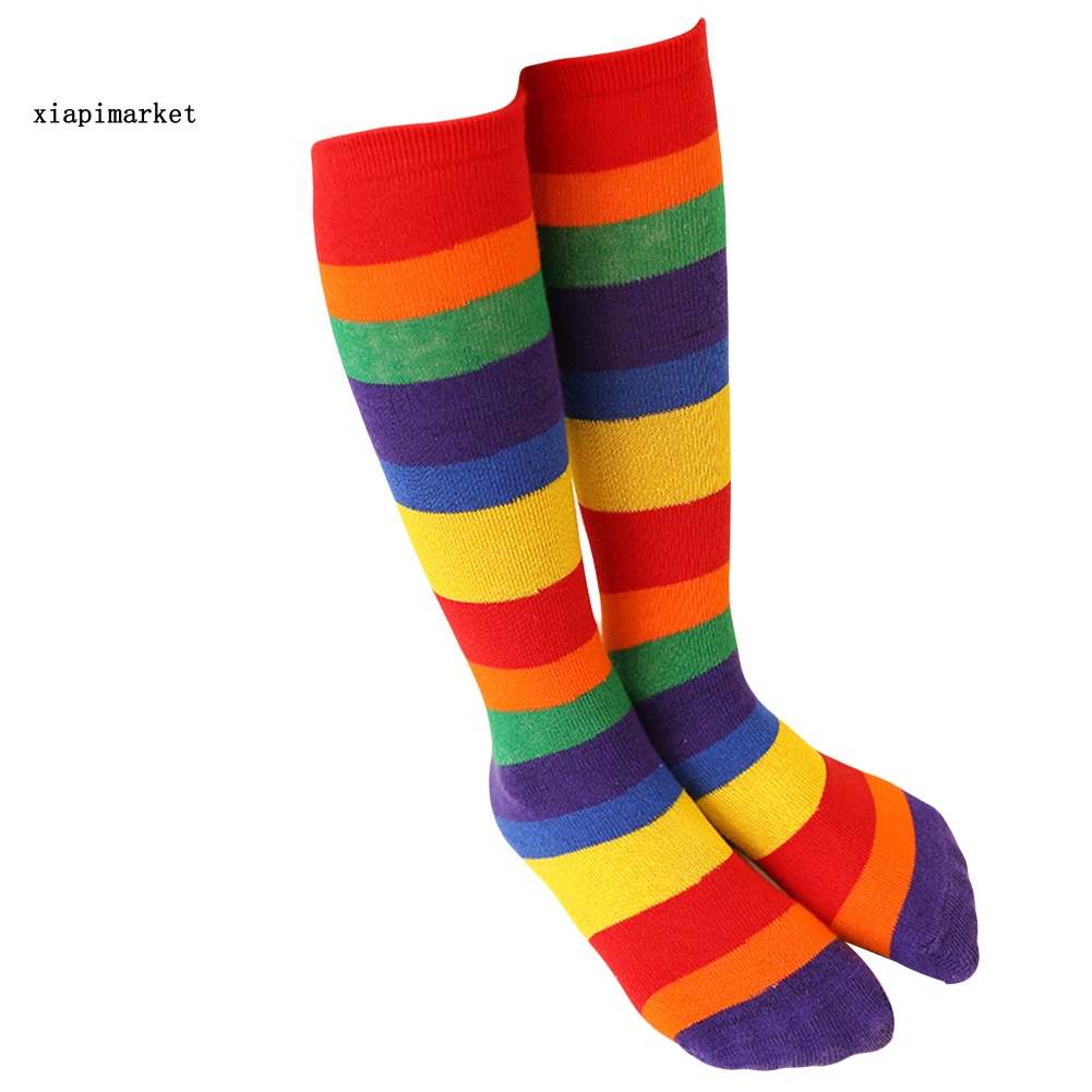 Rainbow Socks Niño Niña Calcetines Largos Hasta la Rodilla 