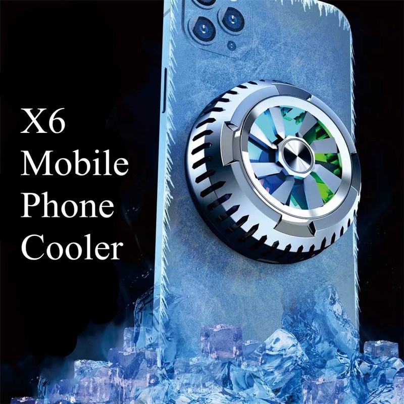 Image of X6 USB Portátil Universal Magnético Semiconductor Teléfono Móvil Enfriador Juego Ventilador De Refrigeración Radiador Para iPhone Android/Tableta #2
