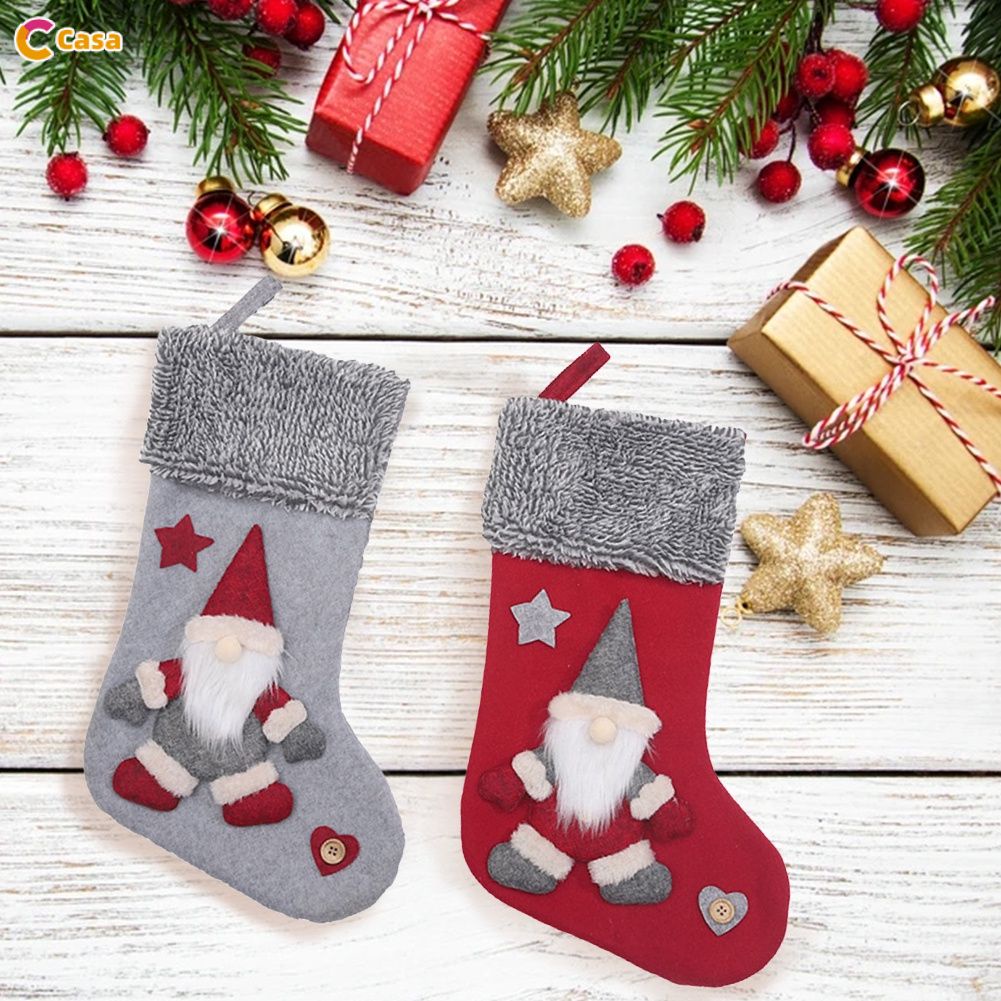 Christmas Decorations Stockings Faceless Forest Man Doll Gift Bag Christmas  Eve Candy Stockings Christmas Tree Pendant Christmas Decorations Casa |  Shopee Colombia