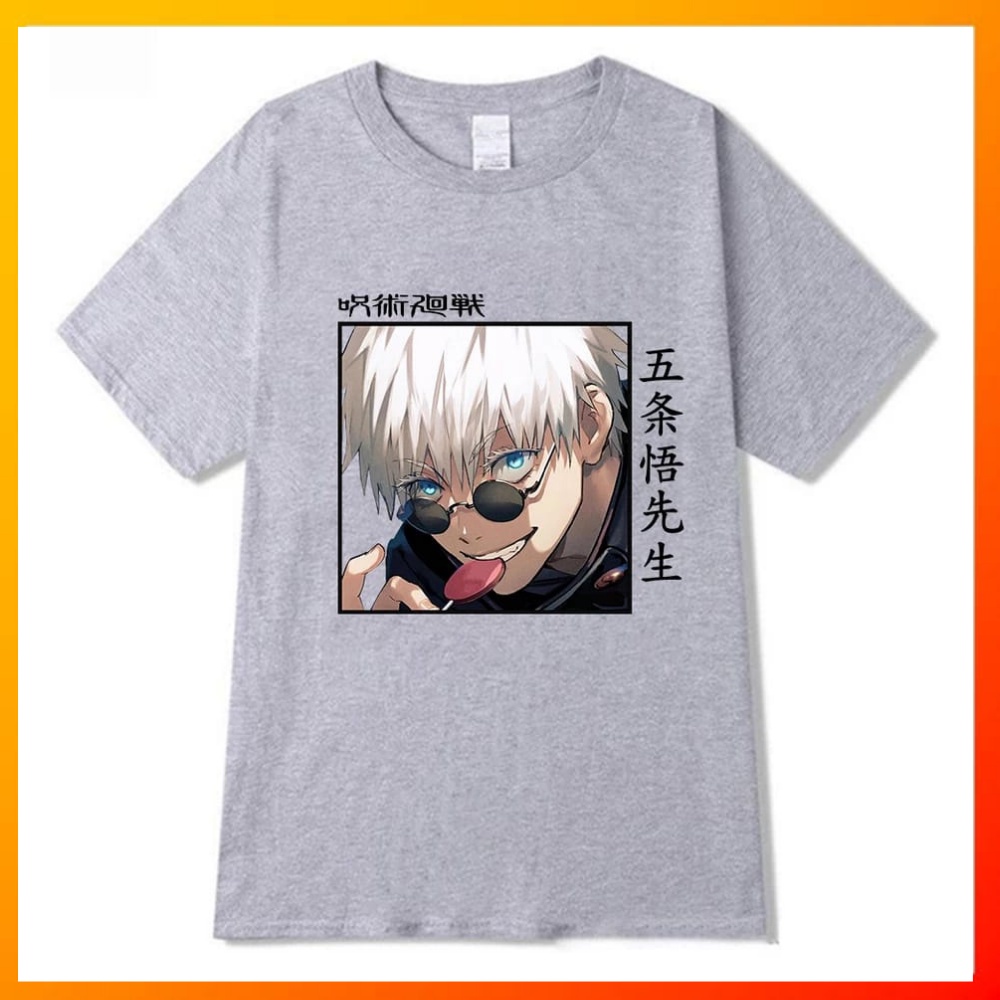 COTTON COMBED Camisetas para hombres camisetas de manga corta anime jujutsu  kaisen son de algodón peinado fresco peinado años 30 | Shopee Colombia