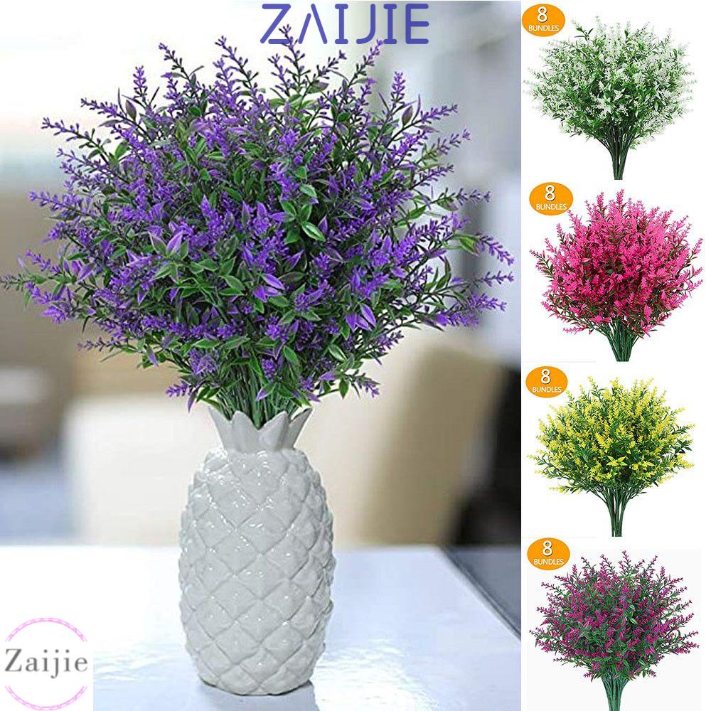 ZAIJIE 1Pc Sin Decoloración Artificial Lavanda Imitación Plástico  Decoración Del Hogar Jardín Flores Falsas Granja Resistente A Los Rayos UV  Productos Para El Fotografía Props Arbustos Plantas | Shopee Colombia