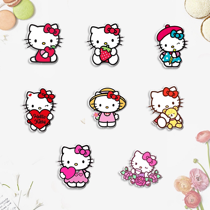 Sanrio Hello Kitty Cute Kit Cat Lapel Pins Backpacks Brooches