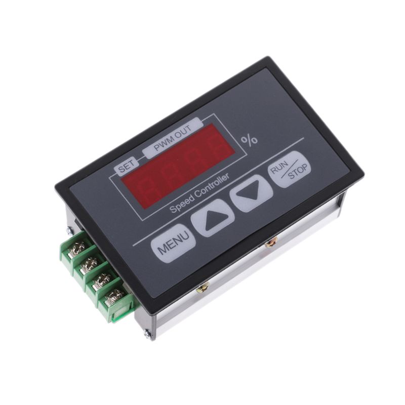 Digital Display DC 6-60V 30A PWM Motor Speed Controller Slow Start Stop ...