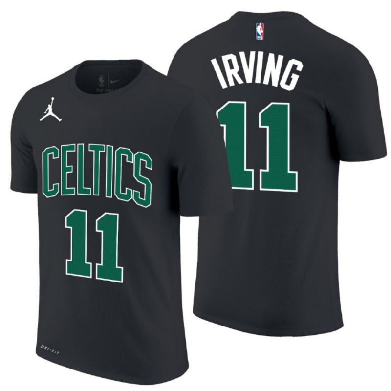 Nike Boston Celtics Kyrie Irving camiseta baloncesto negro NBA