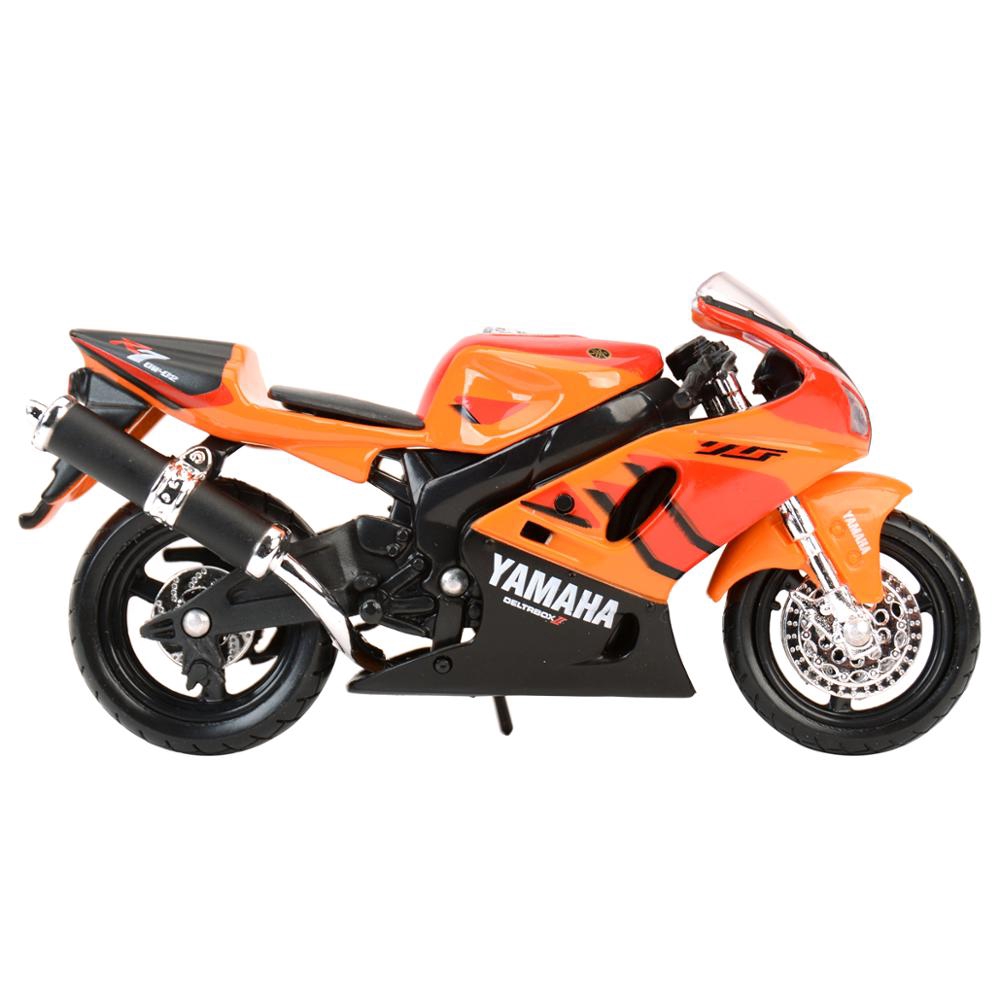 1:18 Maisto Yamaha YZF R7 Naranja Rojo Moto Juguete Escala Modelo Nuevo En Caja 