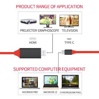 Image of thu nhỏ Cable USB tipo C a HDMI 6.6ft adaptador convertidor Cable de carga USB Ultra HD 4k HDTV Video para Samsung S10 S9 S8 Note 8 9 LG #7