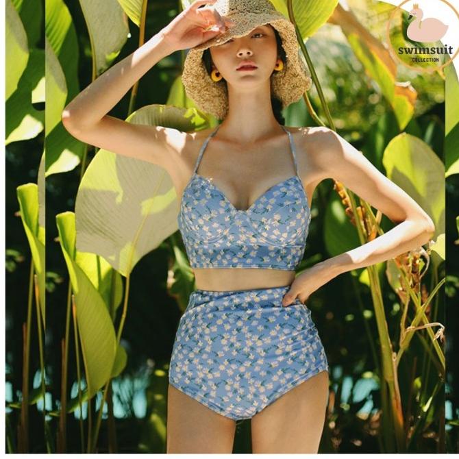 Traje de baño conjunto Bikini traje de baño de dos piezas vientre abierto  modelo 8004 | Shopee Colombia