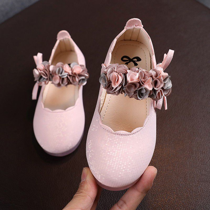 Tefamore Zapatos Sandalias Bebé de la Flor de la Perla Princesa del Primeras Caminantes Muchachas Niños 