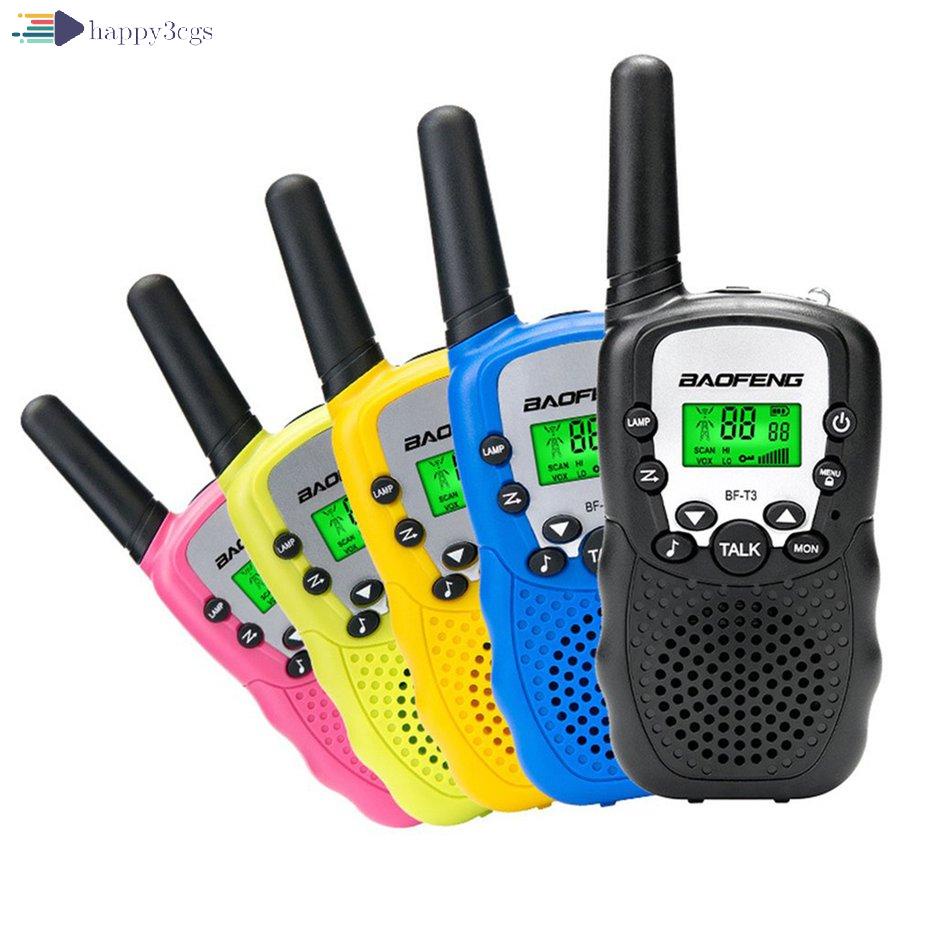 2PCS Mini Children'S Walkie Talkie Bf-T3 Long Range Walkie Talkie Child Toy
