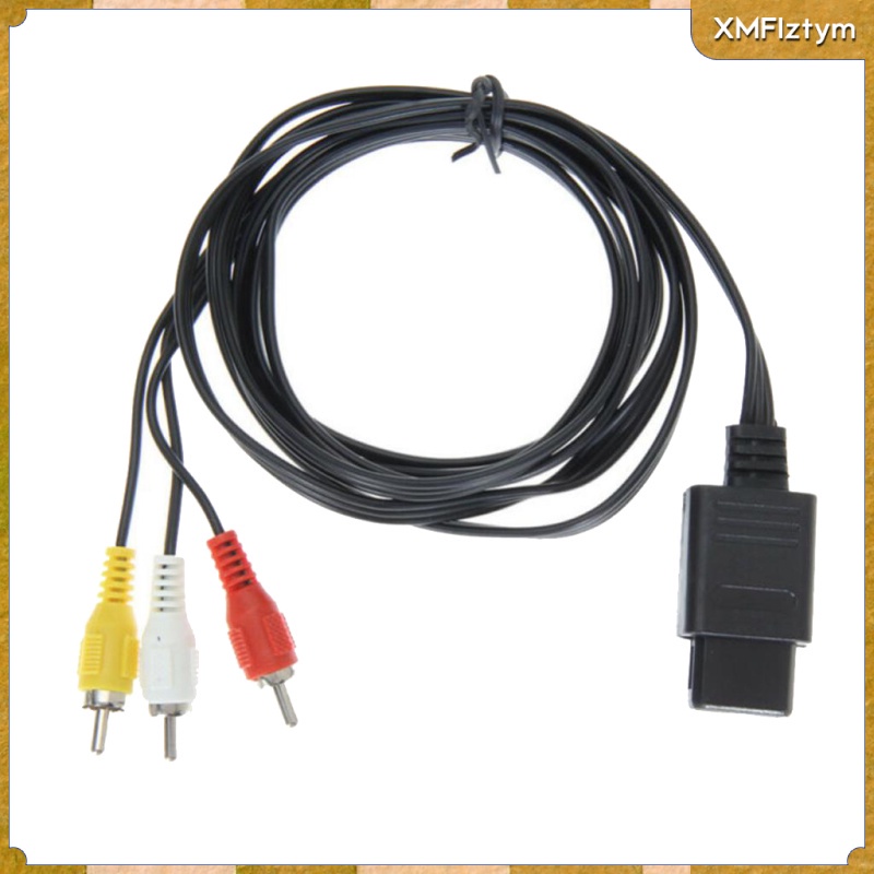 Image of HDMI Male S-Video to 3 RCA AV Audio Cable Cord Adapter For  GameCube N64 SNES #7