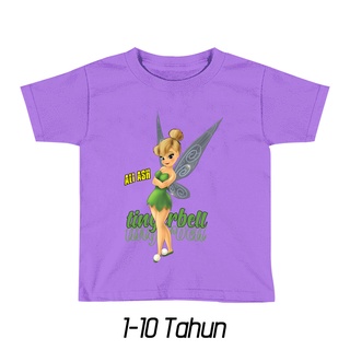 Camisetas para niños Ali Ash Tinkerbell ropa infantil ángel mariposa madre  hada algodón peinado 30s 1-10 años niños niñas personaje imágenes | Shopee  Colombia