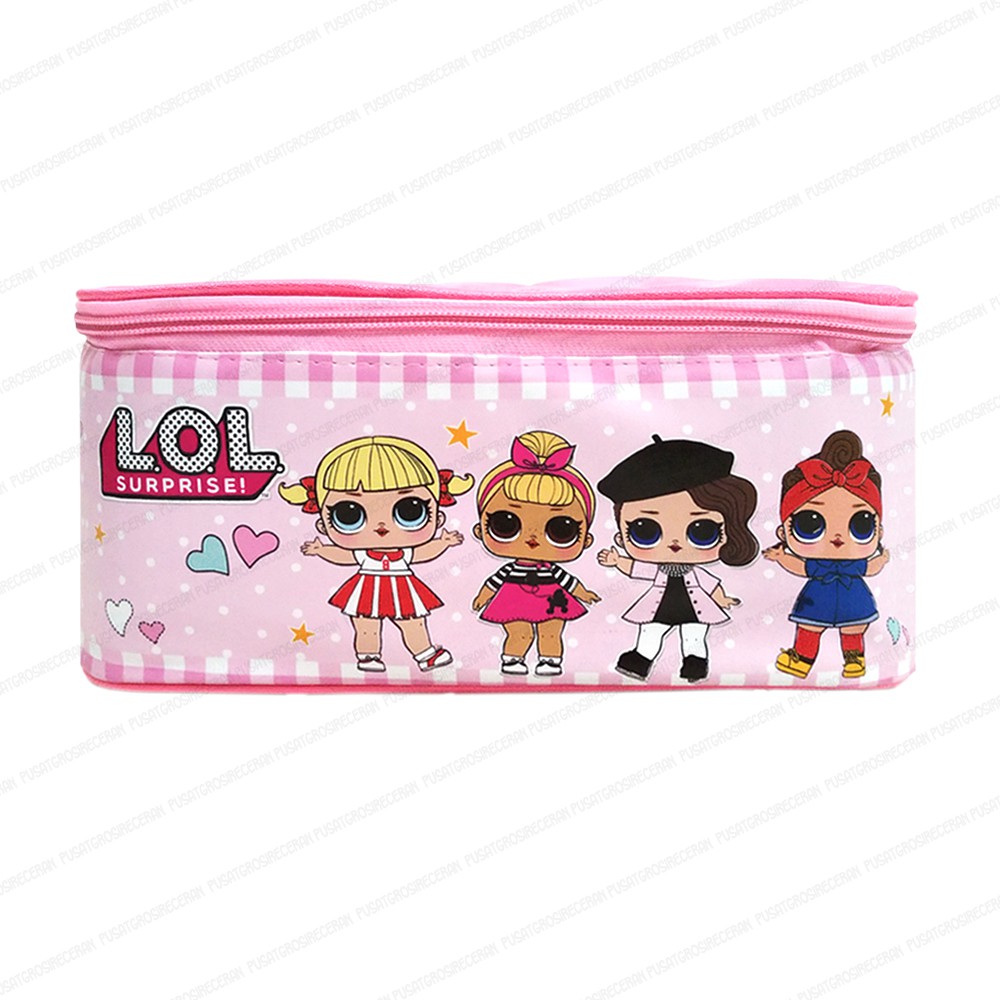 LOL SURPRISE Caja de pañuelos organizador personaje LOL sorpresa chica rosa joven caja de pañuelos titular #3
