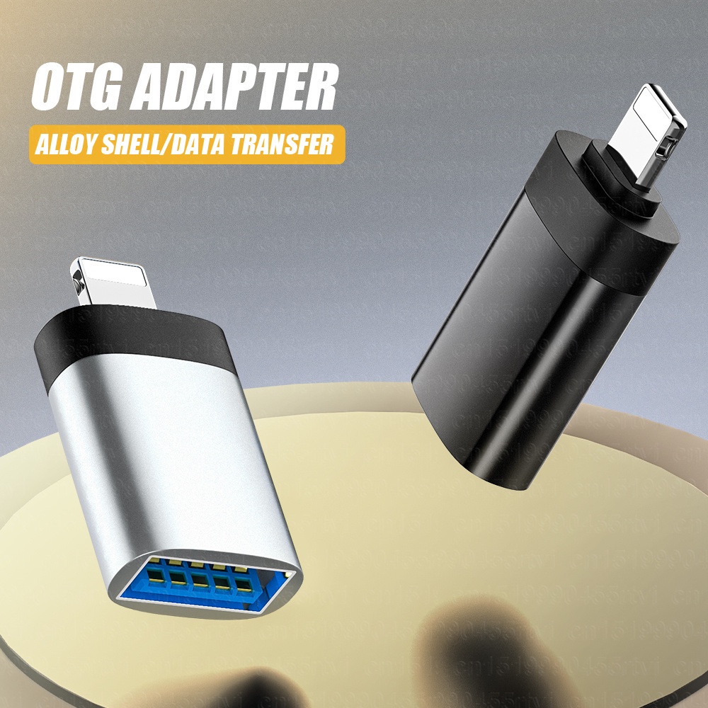Image of Adaptador USB 3.0 OTG De 8 Pines A Convertidor Para iPhone 13 12 11 Pro Max iPad U Disk Para Conector #5