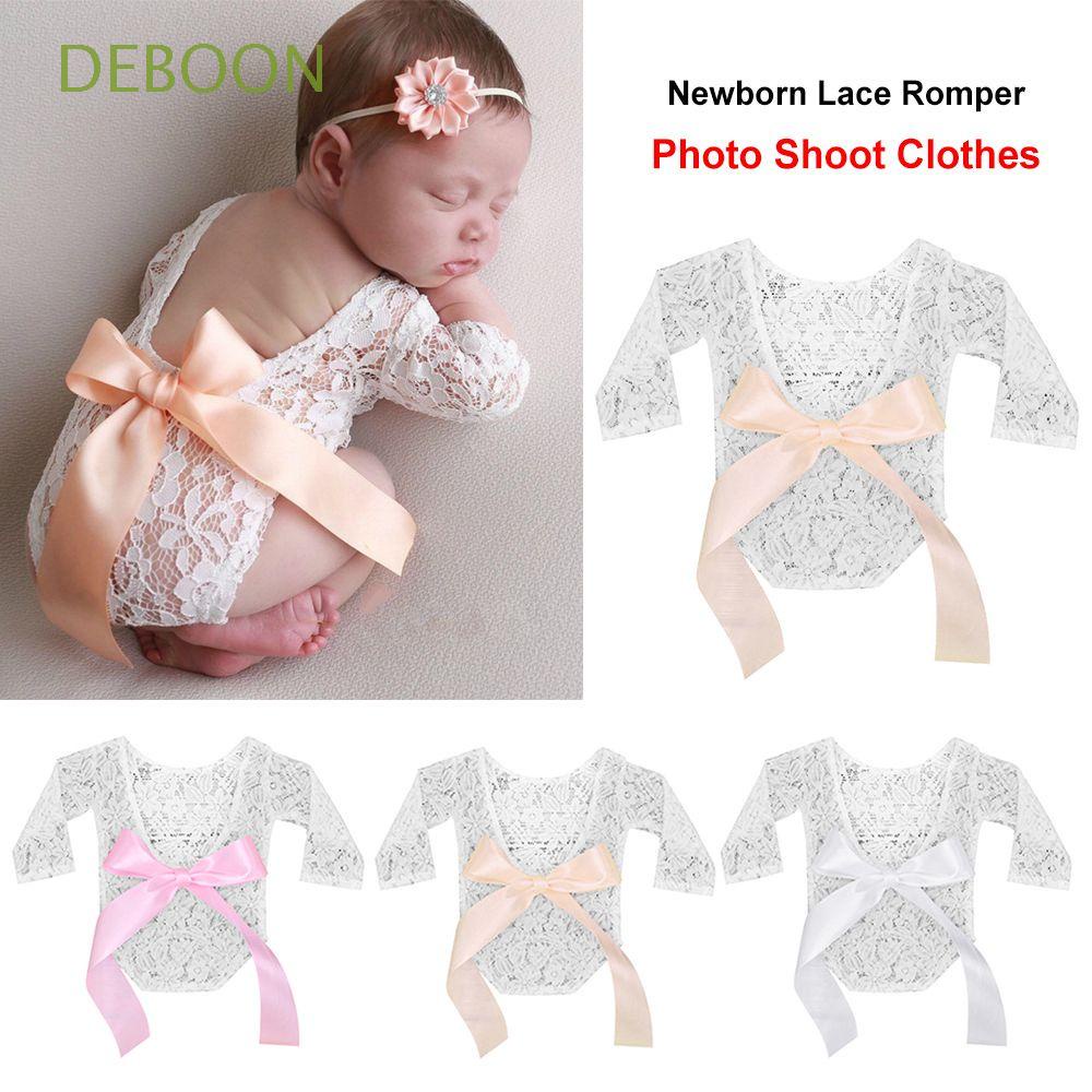 Deboon 19 Nuevo Bebe Sesion De Fotos Ropa Bebe Nina Accesorios Fotografia Recien Nacido Props Mameluco De Encaje Multicolor Shopee Colombia