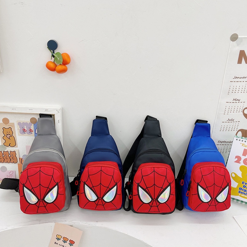 Nueva Bolsa De Spiderman De Los Niños De Dibujos Animados Hombre Araña  Crossbody Pecho Niñas Mensajero | Shopee Colombia