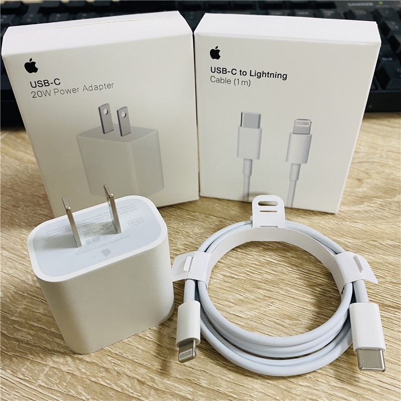 Logo Original Apple Iphone Lightning Cable Cargador 20W USB-C Adaptador ...