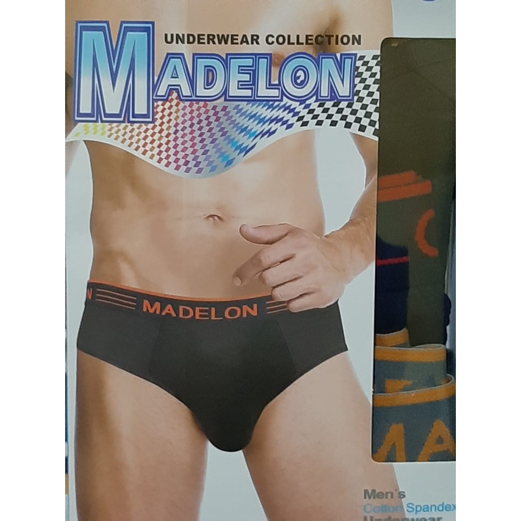 3 piezas por caja MADELON 8883 marca de ropa interior para hombre | Shopee  Colombia