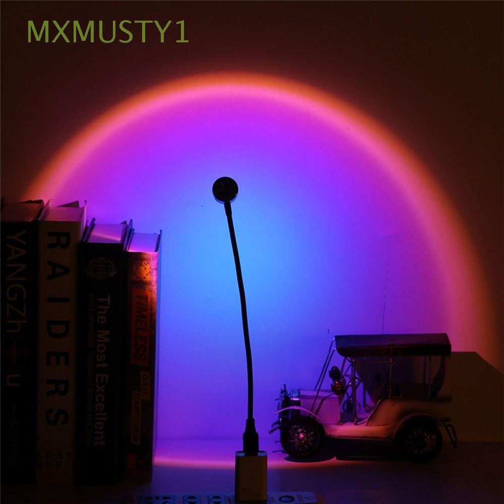 MXMUSTY1 Portable Rainbow Sunset Lamp 360 Roating Atmosphere Night Light  Sunset Lamp Mini Room Decor LED Projector Home Decoration Decor Lights  Photography Lighting USB Rainbow Projector Light | Shopee Colombia