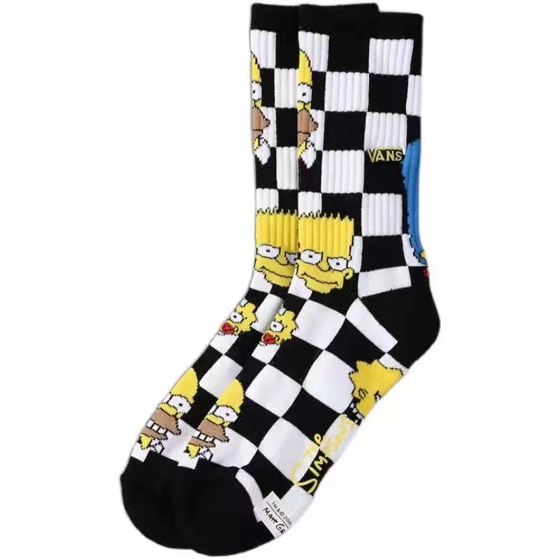 simpsons vans socks