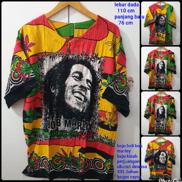 Volver a llamar porcelana columpio 3 unids/100 nueva ropa Reggae ropa Casual Cool King Bob Marleey Beach  camisas-T camisa Barong ropa | Shopee Colombia