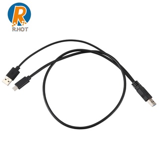 Image of USB 3.0 Macho Y 2.0 Datos De Doble Potencia Y A Tipo C Cable-Para Ordenador Portátil Y De Disco Duro UC-125