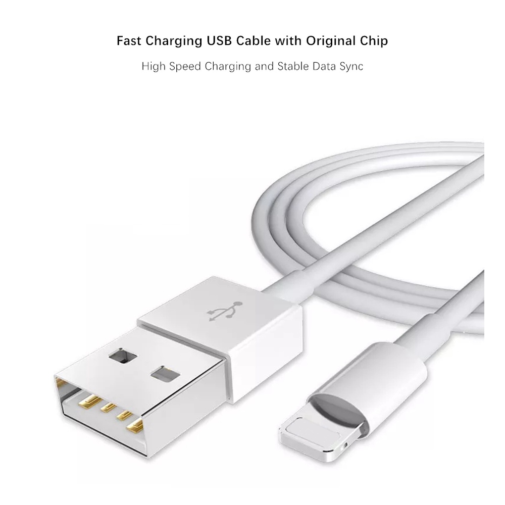 Image of Cable De Carga Rápida De Datos USB Original De 1 M Para iPhone 6S/6/7/8 Plus/11 Pro/XS Max/X/XR/SE/5S/5C/5 Cables De Cargador #7