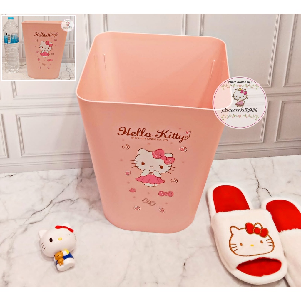 Hello KITTY Waste Place sin cierre (23X23X30) papelera minimalista