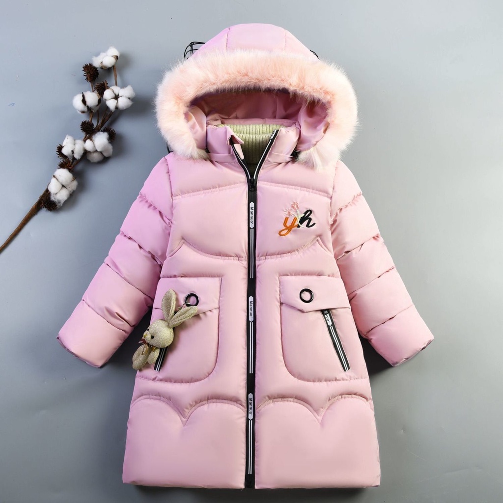 Nueva Chaqueta De Piel Invierno Para Niños Para Niñas 12 Abrigo Sólido Acolchado De Algodón Con Capucha | Shopee Colombia