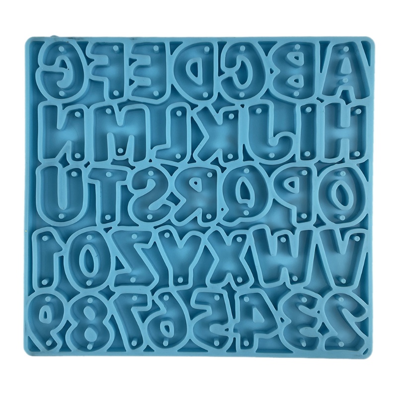 KING Hecho A Mano De Cristal UV Resina Epoxi Molde DIY Arte Artesanía Letra Número Orejas Molud