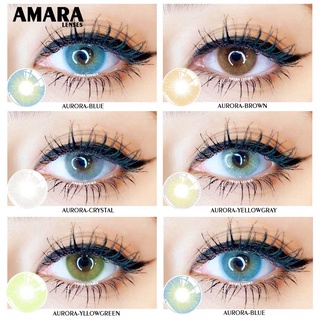 Image of AMARA nueva llegada 1 par de lentes de Contacto de Color AURORA Color Contacto no miopía lentes recetados para ojos
