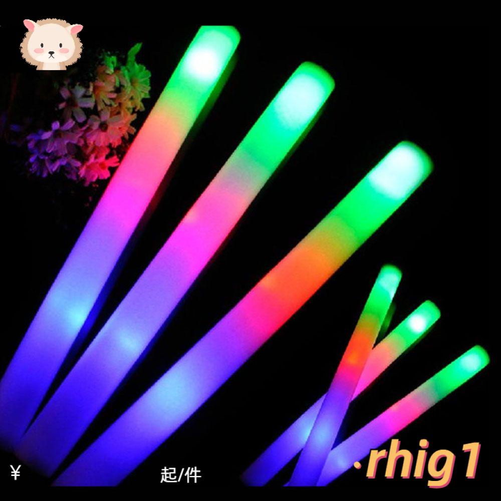 LED Glow Sticks Colorful Foam Flashing Sticks Party Decoration Concert Cheer 