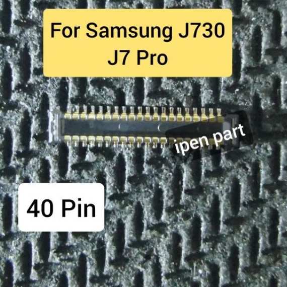 Image of Conector lcd J730 J7 Pro Samsung Original Socket conector de pantalla #0