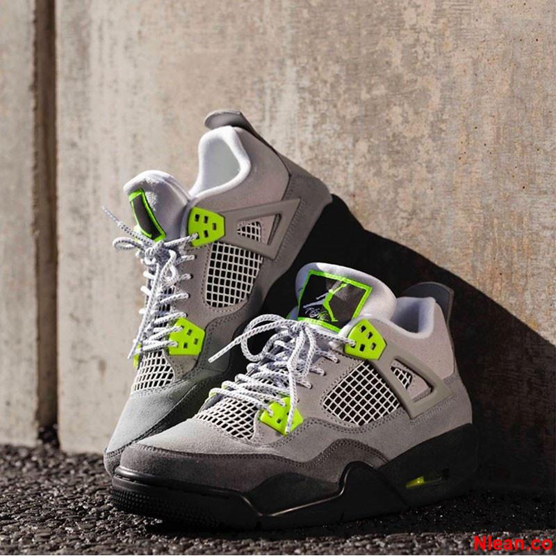 Tenis deportivo Nike Air Jordan 4 Retro OG AJ4 Middle Canan para hombre