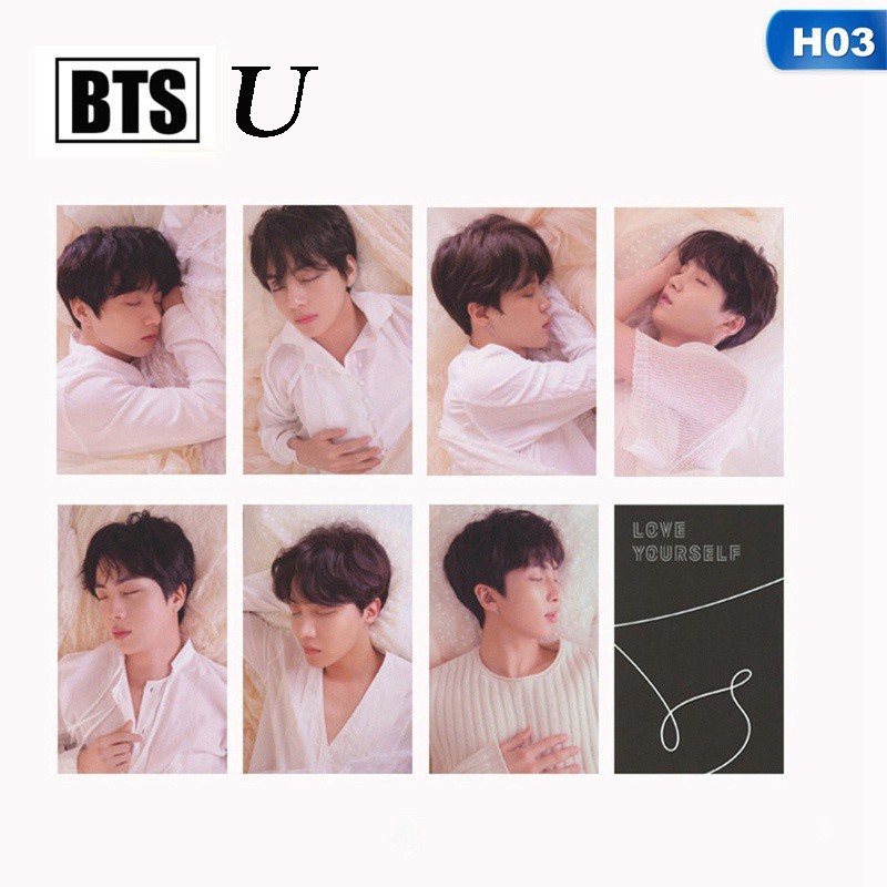 30pcs /set Cute BTS Bangtan Boys LOVE YOURSELF Tear Photo Card Poster Lomo Cards 