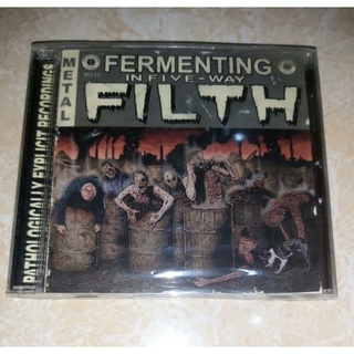 Image of 5 bandas Split Fermerenting en CD de FILTH de cinco vías