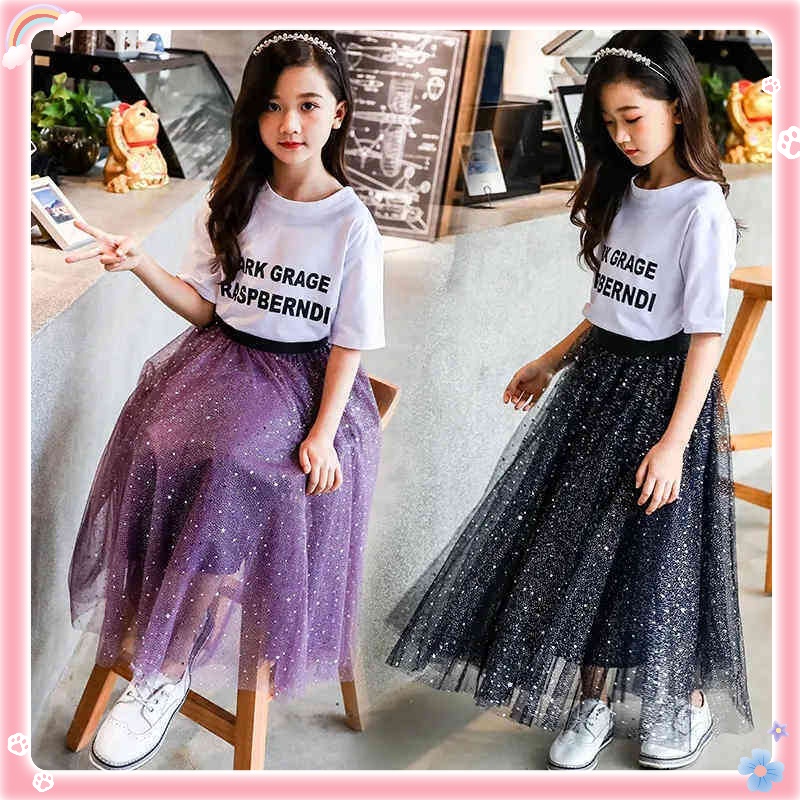 Angugu Moda Infantil Alta Susoender Estilo Coreano Solo Falda Para Niños Niña Ropa Casual 3 A 4 5 6 7 8 9 10 12 Años Cumpleaños Tutu Pri | Shopee Colombia