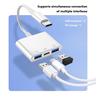 Image of thu nhỏ TypeC A USB OTG Adaptador 3 En 1 USB3.0 Hembra Tipo C Cable Para Android Smartphone Conectar La Impresora Pendrive Cámara Ratón Teclado #0