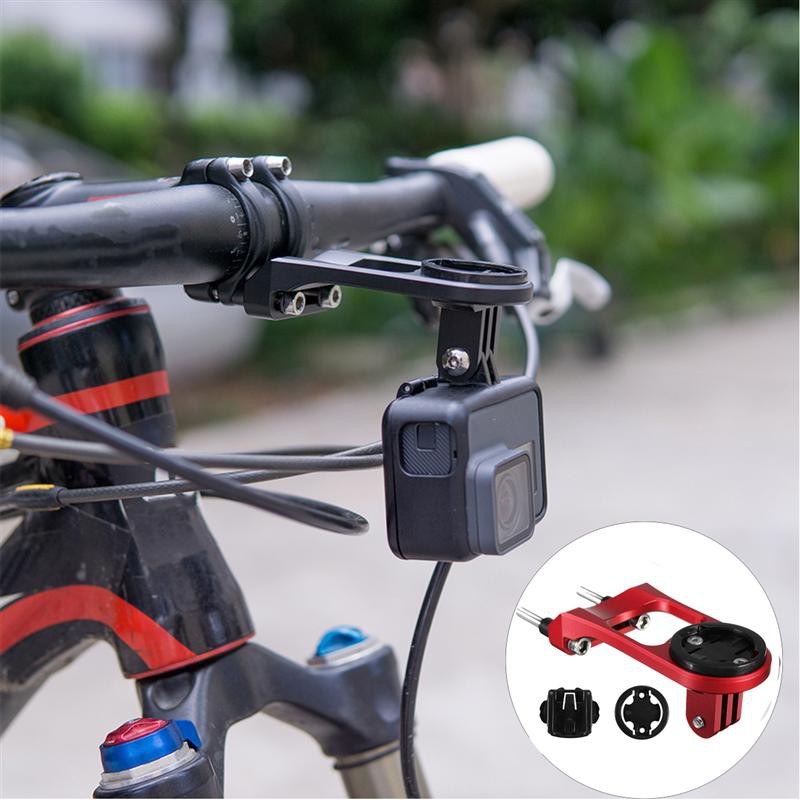 Soporte De Montaje Para Bicicleta Garmin Edge Bryton GPS Ordenador GoPro Cámara Luz Gato