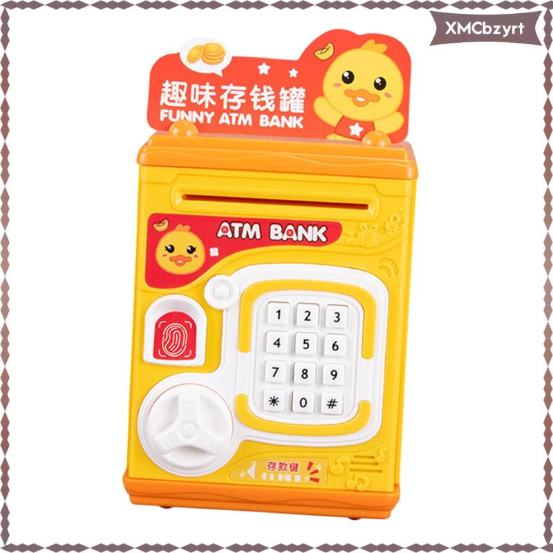 baby lock 2x Electronic Piggy Bank Mini ATM Dual Lock Password Lock Kids Toy Gifts 