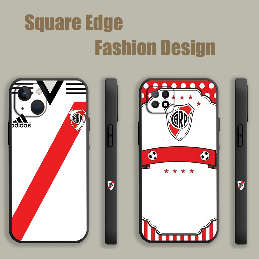 Uniformes De Fútbol River plate SSL11 Para Huawei Nova 5T Y9S P30 Lite Y9 Prime 2019 9 Y70 Plus Funda Para Teléfono Borde Cuadrado #2