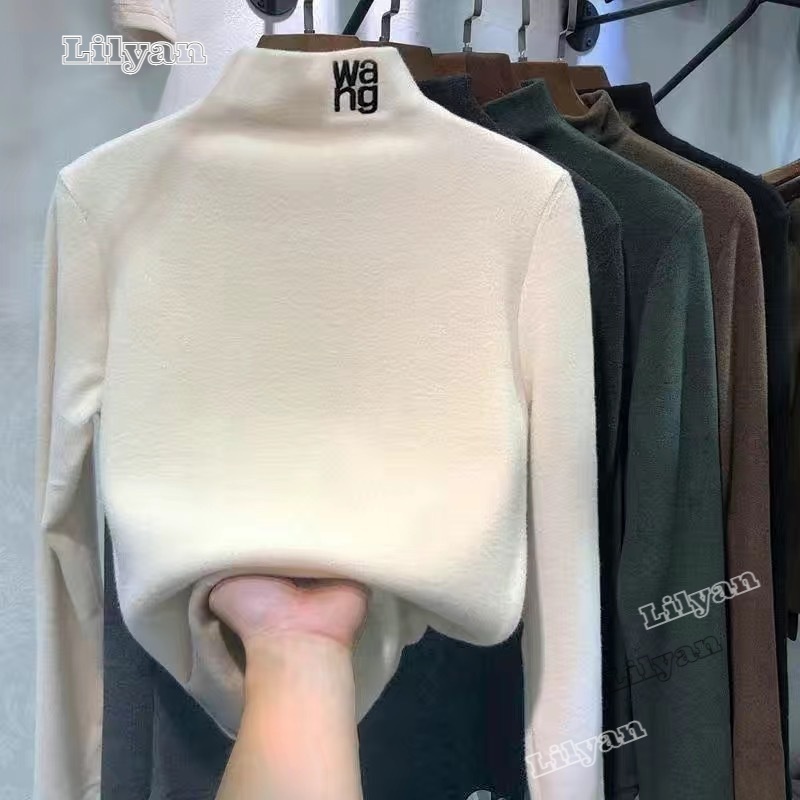 Blusa Encaje Blanca Mujer Jujutsu Kaisen Camisetas Bts Playeras De Rong Slim Fit Con Medio Cuello Alto Caliente Fondo Camisa Y Camiseta De Manga Larga #5