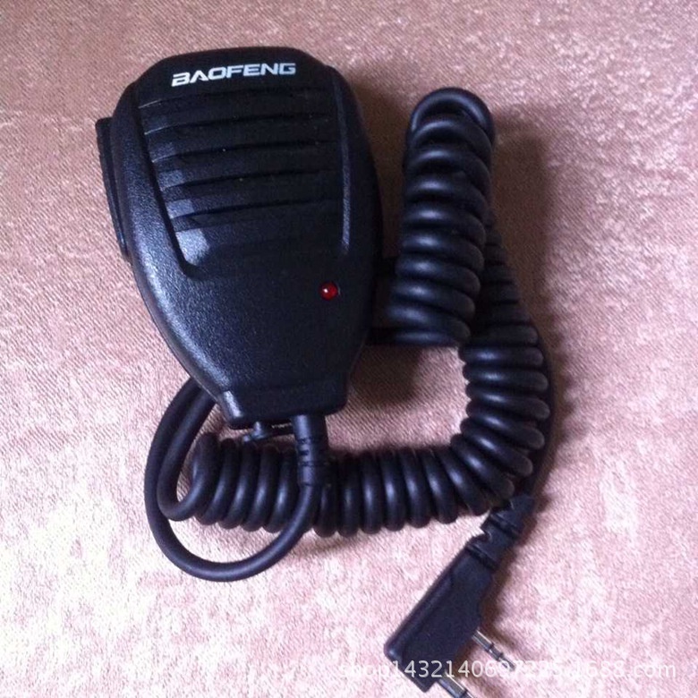 Image of dos vías radio walkie talkie 2 pines radio mano micrófono altavoz para motorola baofeng puxing #6